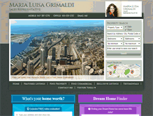 Tablet Screenshot of marialuisagrimaldi.com